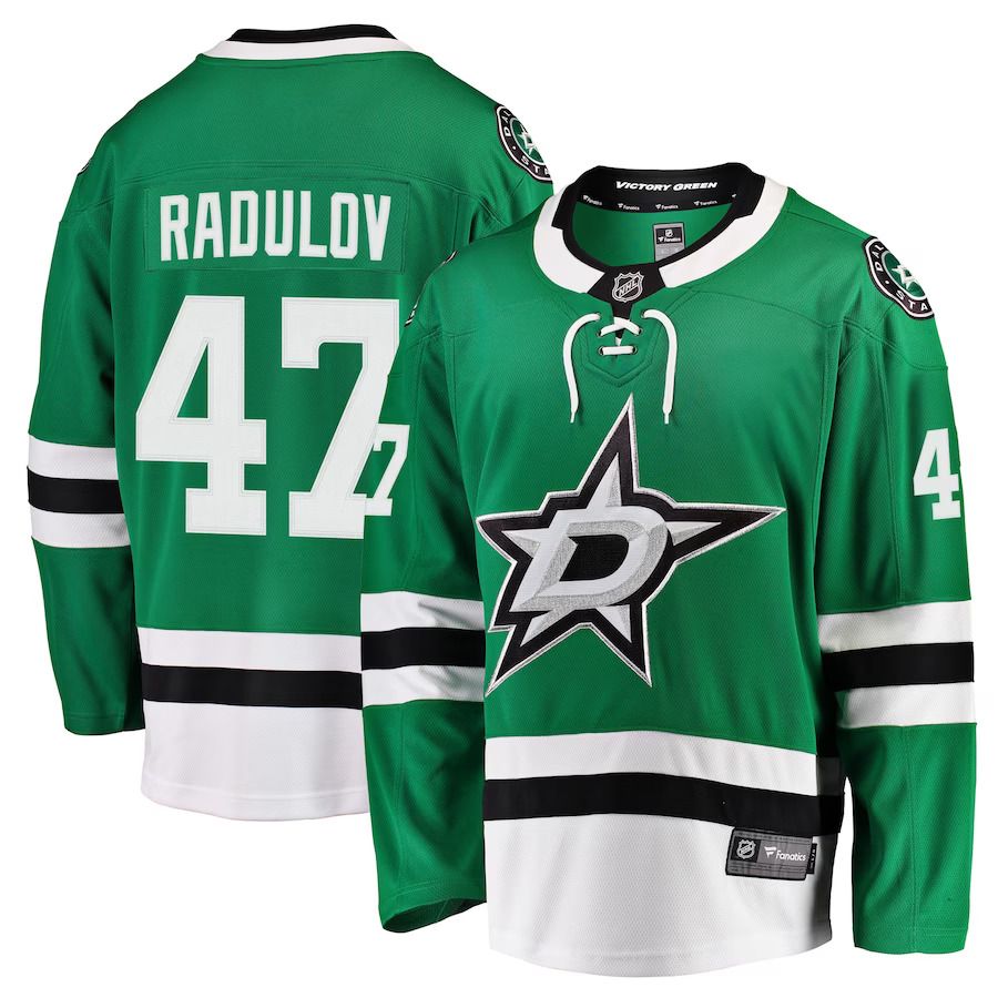 Men Dallas Stars #47 Alexander Radulov Fanatics Branded Kelly Green Breakaway NHL Jersey->customized nhl jersey->Custom Jersey